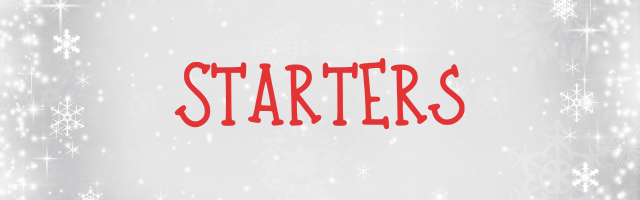 Please enter the TOTAL NUMBER of each starter your party requires.